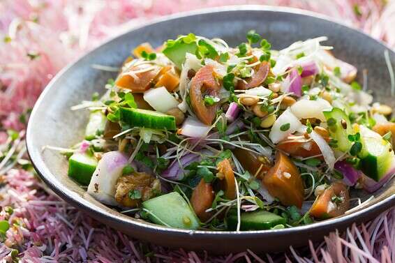 פשוט כמו שהוא טעים. הסלט של אודי // צילום: איתיאל ציון